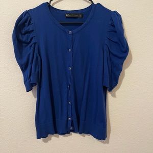 New York and company large blue sweater